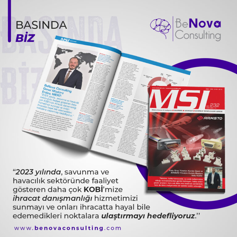 MSI Dergisi İhracat Söyleşisi – Ocak 2023